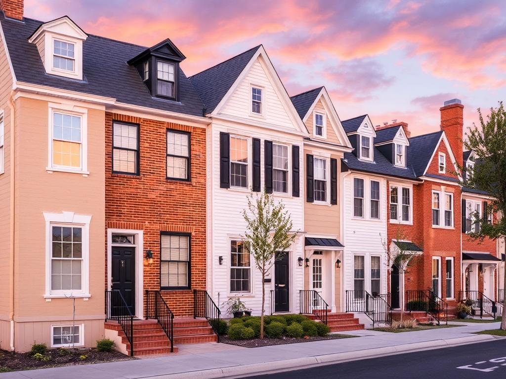 photo of townhousesфото