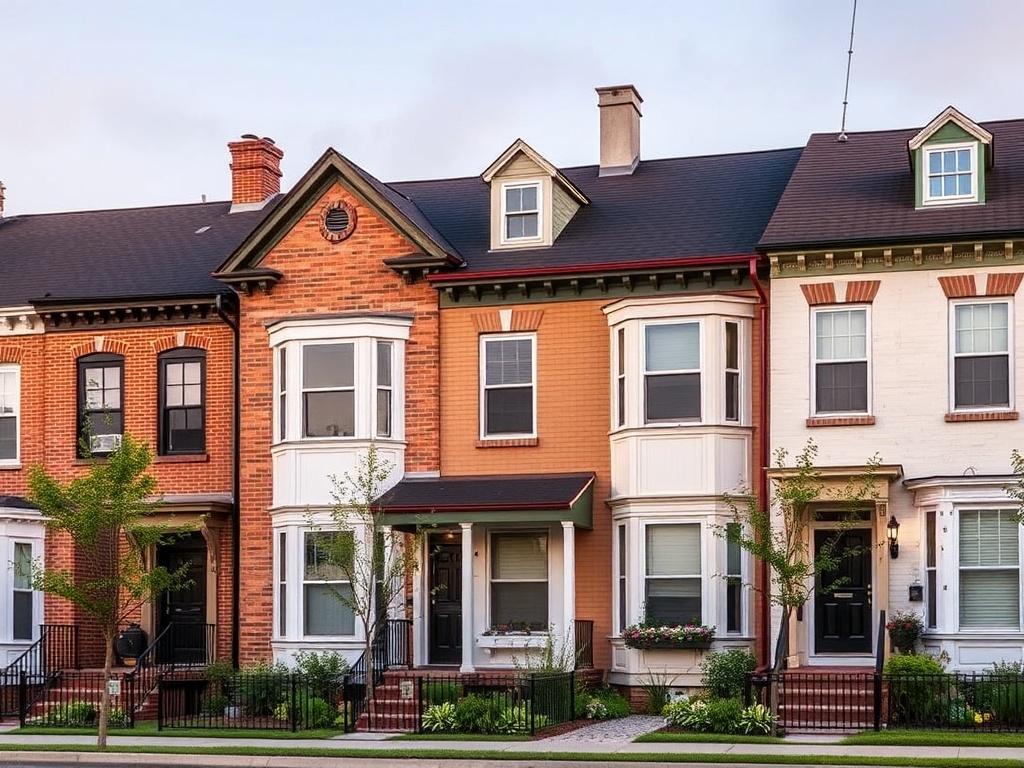 photo of townhousesфото